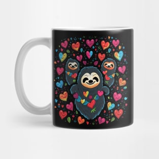 Sloth Valentine Day Mug